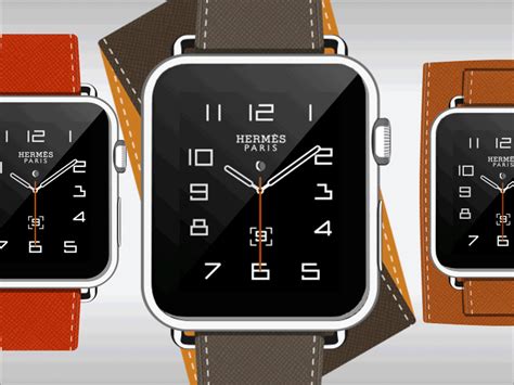 hermes apple watch theme